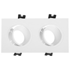 Frame for Downlight ONIRO 2xMR16 L.17,3xW.9,3xH.0,4cm Polycarbonate (PC) White