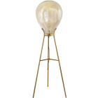 Floor Lamp ANAÍS 1xE27 H.143xD.50cm Cognac