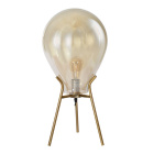 Table Lamp ANAÍS 1xE27 H.60xD.30cm Cognac