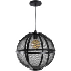 Pendant Light LUMIERE 1xE27 H.Reg.xD.45cm Black