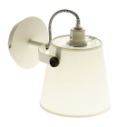 Wall Lamp MORGANA 1xE14 L.15,5xW.26,5xH.19cm White
