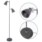 Floor Lamp UTAH 2xE27 H.158xD.36cm Grey