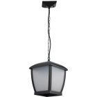 Pendant Light DRAVE IP44 1xE27 L.17xW.17xH.Reg.cm Aluminium+PC Black