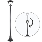 Pillar ZOIO large IP44 1xE27 L.17xW.17xH.Reg.cm Black