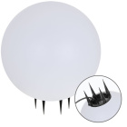 Bola de luz com espigão BONINA IP65 1xE27 Alt.57xD.50cm Branco