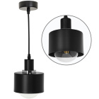 Pendant Light NICOLETA 1xE27 H.Reg.xD.13cm Black