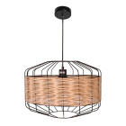 Pendant Light SOLANGE 1xE27 H.Reg.xD.45cm Rattan