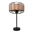 Sobremesa SOLANGE D.25xAlt.45,5cm 1xE27 en Rattan