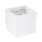 Aplique EDA 1xG9 C.11,5xL.11,5xAlt.11,5cm em gesso branco