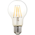 Bombilla E27 (grueso) GLS (standard) CLASSIC LED 4W 2700K 470lm Transparente-A++