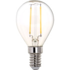 Light Bulb E14 (thin) Ball CLASSIC LED 2W 4000K 250lm Transparent-A++