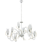 Lámpara de Techo BARI 8xG9 Al.Reg.xD.75cm Gris