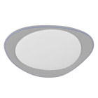 Plafond DAIRE redondo D.55cm 72W LED 3000-4000-6500K Cinzento