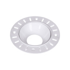 Recessed frame ONASSIS for drywall round H.4xD.11cm Polycarbonate (PC) White