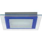 Plafond BELÉM quadrado 1xR7s 118mm C.29xL.29xAlt.4cm Azul