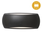 Wall Lamp FRANCY 1xE27 IP66 L.30xW.9xH.13cm black resin