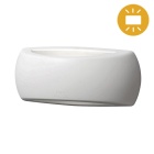 Wall Lamp FRANCY 1xE27 IP66 L.30xW.9xH.13cm white resin