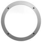 Plafond LUCIA 1xE27 IP66 C.30xL.9xAlt.30cm resina cinza