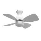 Ceiling fan FRESCO white D.81cm 4 reversible blades, with light 16W 1600lm 4000K