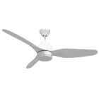 Ceiling fan DC PONIENTE white, 3 blades, 16W LED 4000K, H.36xD.116cm