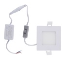 Downlight INTEGO CLASSIC square 5W LED CCT 320lm 120° L.8.5xW.8.5xH.2cm White
