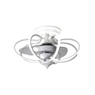 Ceiling fan DC KAI white, 3 blades, 120W LED 3000|4000|6500K, H.35xD.60cm