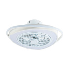 Ceiling fan AC GENEVA white, 5 blades, 70W LED 3000-6500K, H.23xD.53,5cm