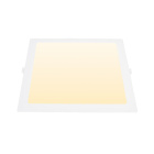 Downlight INTEGO 2.0 PC square 18W LED 1850lm 3000K 120° L.22,5xW.22,5xH.2,5cm White