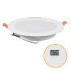 Foco de encastrar INTEGO TECHNO PP redondo 12W LED CCT 1200lm 120° A.2,8xD.17,5cm branco