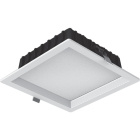 Foco de encastrar INTEGO PRO quadrado 1x32W LED 1880lm 6400K 120° C.22xL.22xAlt.0,5cm Branco