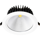 Downlight Empotrable INTEGO MARVEL redondo 1x60W LED 4800lm 6400K 60° Al.0,3xD.22,5cm Blanco