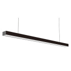 Barra colgante/superficie LineX OFFICE 120cm 1x40W LED 3200lm 3000K 120° L.118xAn.7xAl.Reg.cm Negra