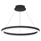Suspensão LineX Circle LED CCT 80W 8000lm 3000K/4000K/6400K Alt.Reg.xD.120cm preto