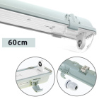 Waterproof Lamp LINESTA IP65 1xG13 T8 LED 60cm W.65,6xW.8,0xH.9,0cm Gray