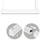 Suspending Light LINEX B2 120cm 1x40W LED 3200lm 3000K 110° L.119,8xW.5,8xH.Reg.cm White