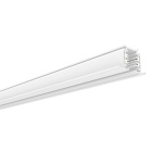 Recessed track for LINE PRO spotlight 2m (4 wires) in white aluminum