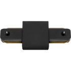 "I" shaped connector for LINE PRO X2 track 2 conductors in black aluminum