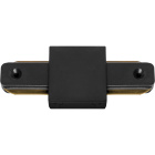 Conector en forma de "I" para carril LINE PRO X2 (2 hilos) en aluminio color negro