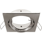 Frame for Downlight INTAKE square rotating L.8xW.8xH.2,1cm Satin Nickel