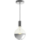 Pendant Light SENSATION 1xE27 H.Reg.xD.10cm Silver