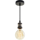 Suspensão SENSATION 1xE27 Alt.Reg.xD.10cm Bronze