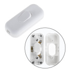 White single pole rocker switch, in thermoplastic resin