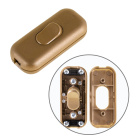 Gold single pole rocker switch, in thermoplastic resin
