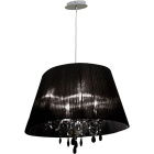 Ceiling Lamp OLÍMPIA small 4xE14 L.56xW.36xH.Reg.cm Black/Chrome