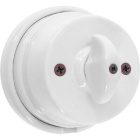 Interruptor PORCELAIN 10A 250V en porcelana blanco