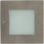 Downlight NIX square IP44 60x3,7W LED 6000K L.10,5xW.10,5xH.0,2cm Stainless Steel