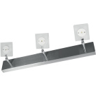 Wall Lamp VICENTE 3x3W LED L.52xW.16xH.7cm Satin Nickel