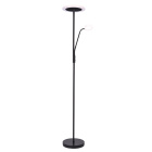 Floor Lamp BAYANI with reading arm 28W+6W LED 3000-6500K H.179xD.25cm black