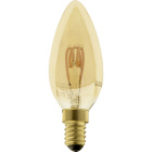 Light Bulb E14 (thin) Candle CLASSIC DECOLED Dimmable 2W 1800K 100lm Amber-A+