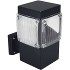 Wall Lamp GARDUNHA square IP54 1xE27 L.18xW.26xH.30cm Aluminium+Plastic Black